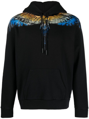

Lunar Wings organic cotton hoodie, Marcelo Burlon County of Milan Lunar Wings organic cotton hoodie