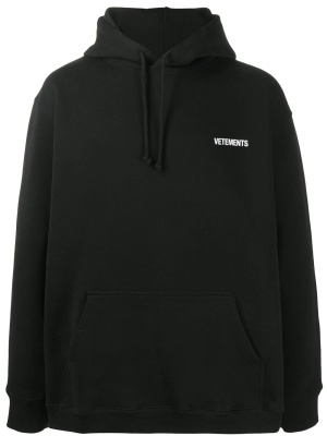 

Long sleeve logo hoodie, VETEMENTS Long sleeve logo hoodie
