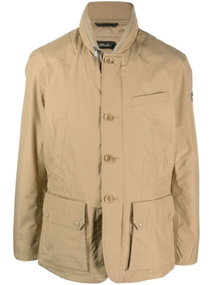 

Combat logo-patch bomber jacket, RLX Ralph Lauren Combat logo-patch bomber jacket