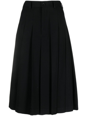 

Tailoted knee-length shorts, Black Comme Des Garçons Tailoted knee-length shorts