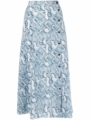 

June Wild snake-print skirt, Zadig&Voltaire June Wild snake-print skirt