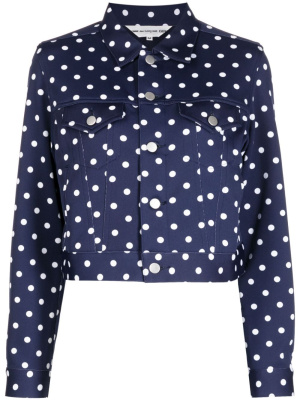 

Polka-dot-print cropped jacket, Comme Des Garçons Girl Polka-dot-print cropped jacket