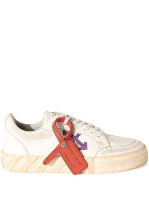 

Vulcanized distressed low-top sneakers, Off-White Vulcanized distressed low-top sneakers
