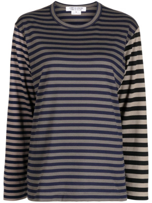 

Striped long-sleeve cotton T-shirt, Comme Des Garçons Comme Des Garçons Striped long-sleeve cotton T-shirt