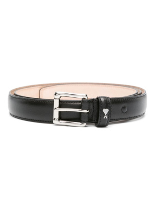 

Ami de Coeur 25 mm leather belt, AMI Paris Ami de Coeur 25 mm leather belt
