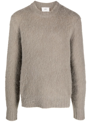 

Alpaca wool-blend jumper, AMI Paris Alpaca wool-blend jumper