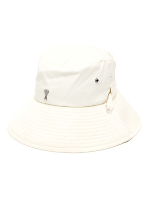 

Ami de Coeur logo-plaque bucket hat, AMI Paris Ami de Coeur logo-plaque bucket hat