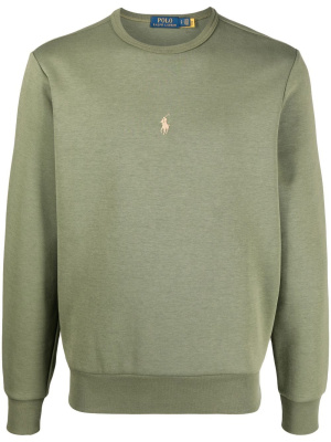 

Logo-embroidered crew-neck sweatshirt, Polo Ralph Lauren Logo-embroidered crew-neck sweatshirt