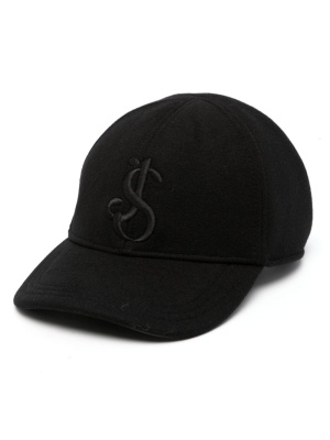 

Logo-embroidered cashmere cap, Jil Sander Logo-embroidered cashmere cap