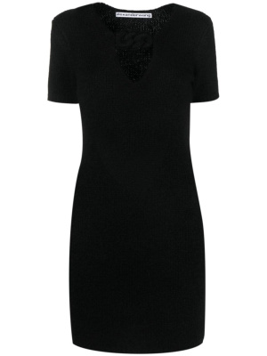 

Rope-detail knitted minidress, Alexander Wang Rope-detail knitted minidress