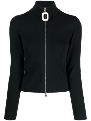 

Zip-up ribbed cardigan, JW Anderson Zip-up ribbed cardigan
