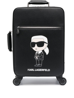 

K/Ikonik 2.0 zip-up suitcase, Karl Lagerfeld K/Ikonik 2.0 zip-up suitcase