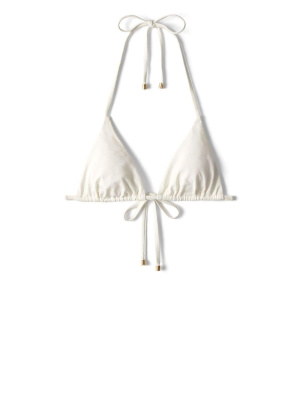 

Ariah logo-print bikini top, Jimmy Choo Ariah logo-print bikini top