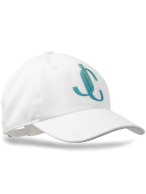 

Paxy logo-appliquéd baseball cap, Jimmy Choo Paxy logo-appliquéd baseball cap