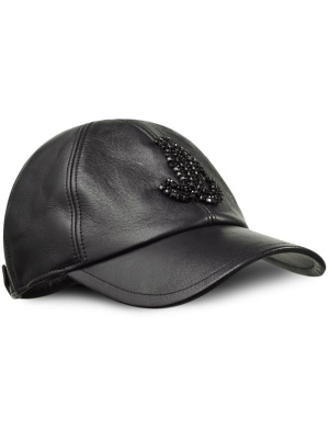 

Saby leather baseball hat, Jimmy Choo Saby leather baseball hat