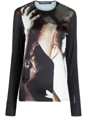 

Body Collage-print long-sleeve T-shirt, Y/Project Body Collage-print long-sleeve T-shirt