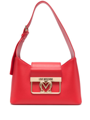 

Logo-plaque shoulder bag, Love Moschino Logo-plaque shoulder bag