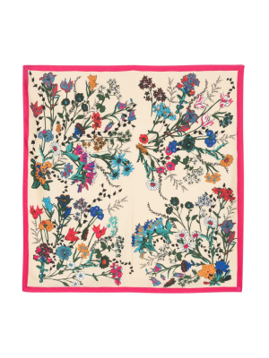 

Floral-print rectangle scarf, Bimba y Lola Floral-print rectangle scarf
