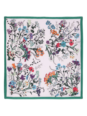 

Monogram-jacquard square scarf, Bimba y Lola Monogram-jacquard square scarf