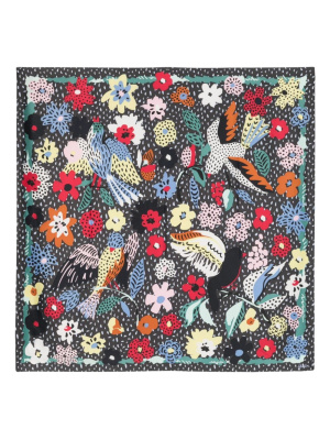 

Floral-print square scarf, Bimba y Lola Floral-print square scarf