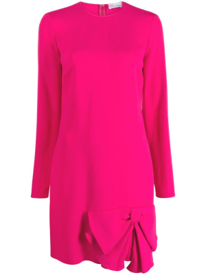 

Bow applique long-sleeve minidress, RED Valentino Bow applique long-sleeve minidress