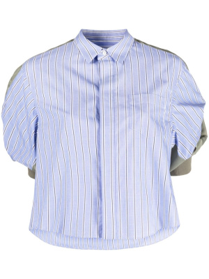 

Striped short-sleeved shirt, Sacai Striped short-sleeved shirt
