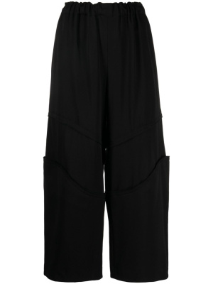 

Elastic-waist cropped wool trousers, Comme Des Garçons Elastic-waist cropped wool trousers
