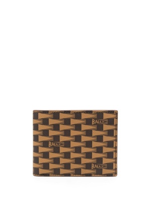 

Pennant leather bi-fold wallet, Bally Pennant leather bi-fold wallet