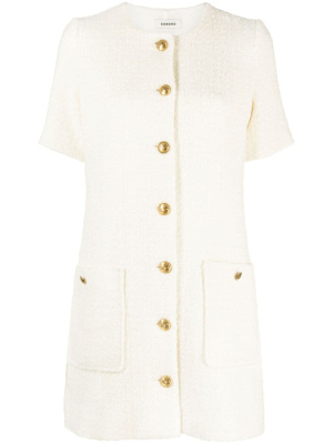 

Bouclé shift dress, SANDRO Bouclé shift dress