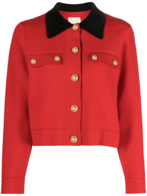

Button-up ribbed cardigan, SANDRO Button-up ribbed cardigan