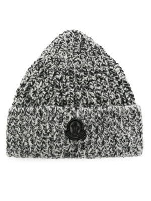 

Logo-patch mouliné beanie, Moncler Logo-patch mouliné beanie