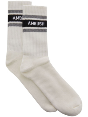 

Logo-intarsia socks, AMBUSH Logo-intarsia socks