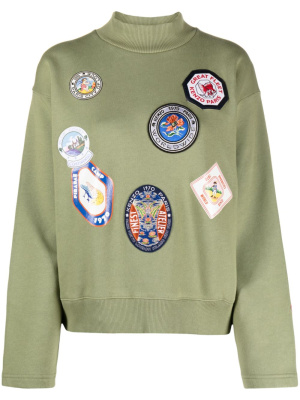 

Patch-detail sweatshirt, Kenzo Patch-detail sweatshirt