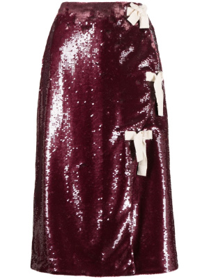 

Sequinned midi skirt, GANNI Sequinned midi skirt