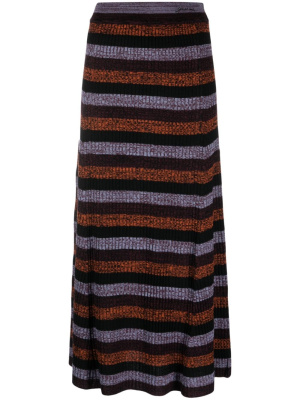 

Striped wool maxi skirt, GANNI Striped wool maxi skirt