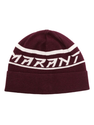 

Cliff jacquard-logo beanie, ISABEL MARANT Cliff jacquard-logo beanie