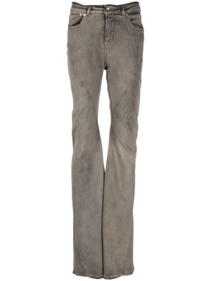 

Luxor faded mid-rise flared jeans, Rick Owens DRKSHDW Luxor faded mid-rise flared jeans