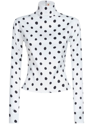 

Polka-dot high-neck top, Marni Polka-dot high-neck top