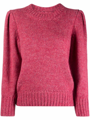 

Draped-sleeved knitted jumper, ISABEL MARANT Draped-sleeved knitted jumper
