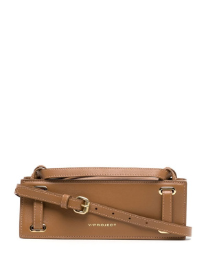 

Engraved-logo rectanglular crossbody bag, Y/Project Engraved-logo rectanglular crossbody bag