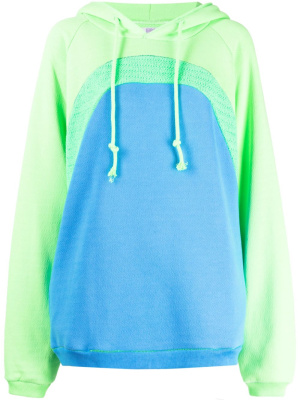 

Rainbow bouclé cotton hoodie, ERL Rainbow bouclé cotton hoodie
