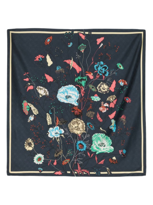 

Chimo-plaque floral-print scarf, Bimba y Lola Chimo-plaque floral-print scarf