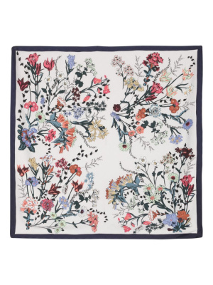

Chimo-plaque floral posy-print scarf, Bimba y Lola Chimo-plaque floral posy-print scarf