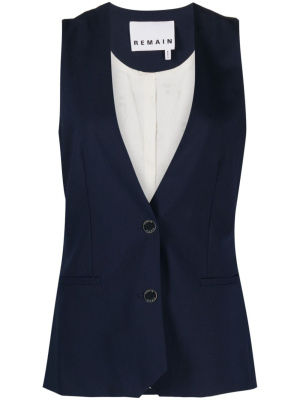 

Sleeveless single-breasted blazer, REMAIN Sleeveless single-breasted blazer