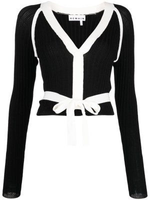 

Two-tone ribbed jumper, REMAIN Two-tone ribbed jumper