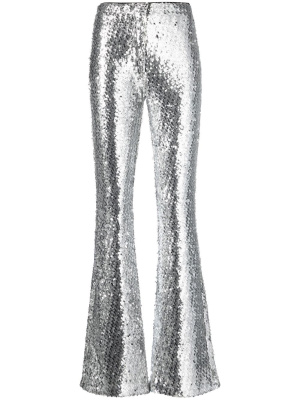 

Sequin-embellished flared trousers, PINKO Sequin-embellished flared trousers