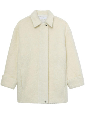

Spread-collar long-sleeve brushed jacket, IRO Spread-collar long-sleeve brushed jacket