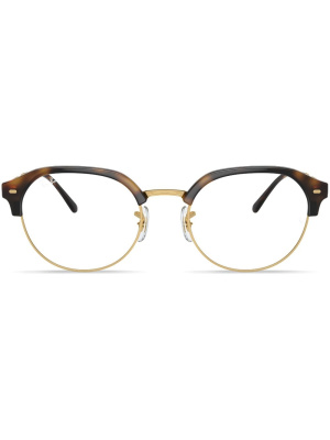 

Logo-print round-frame glasses, Ray-Ban Logo-print round-frame glasses