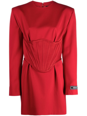 

Corset mini dress, Versace Corset mini dress