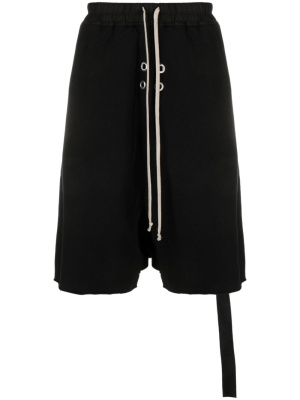 

Gimp drawstring drop-crotch shorts, Rick Owens Gimp drawstring drop-crotch shorts